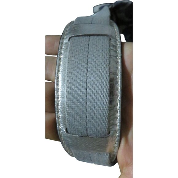 Coach Carley Signature Sufflette Denim & Leather handbag & glitter stripe accent - Picture 10 of 15